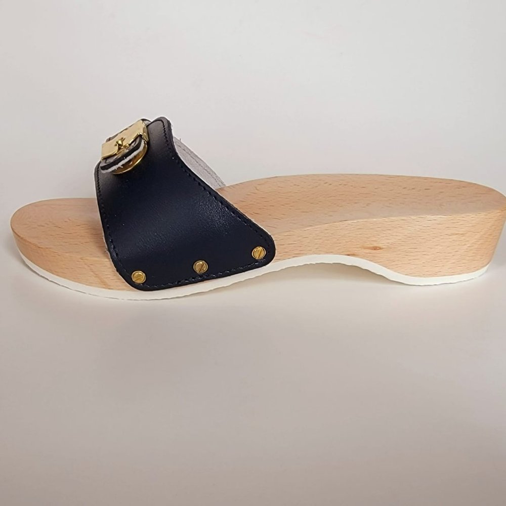 Dr Scholls style wooden clogs - Picture 5 of 16